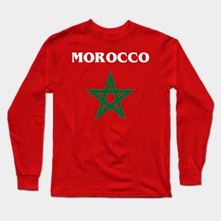 Moroccan Flag Long Sleeve T-Shirt